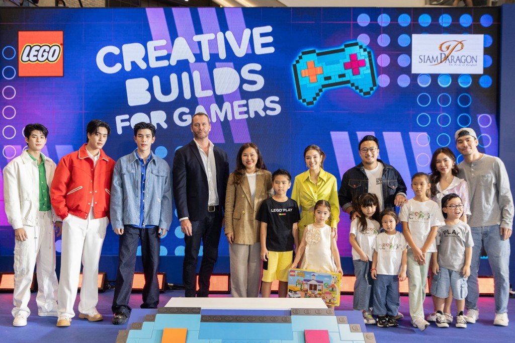 02.เดเมียน โมโฮห์  และ สรัลธร อัศเวศน์ ร่วมเปิดงาน LEGO x SIAM PARAGON CREATIVE BUILDS FOR GAMERS