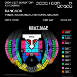 BIGBANG 2026-2027 WORLD TOUR < XX : COSMOS >   ตำนาน K-POP! BIGBANG ปักหมุดราชมังคลาฯ จัดเวิลด์ทัวร์ฉลองครบรอบ 20 ปี ที่ กรุงเทพฯ  G-DRAGON, TAEYANG และ DAESUNG เตรียมกลับมาหาแฟนๆ ชาวไทย ดีเดย์ขายบัตร 28 สิงหาคม 2569 เป็นต้นไป
