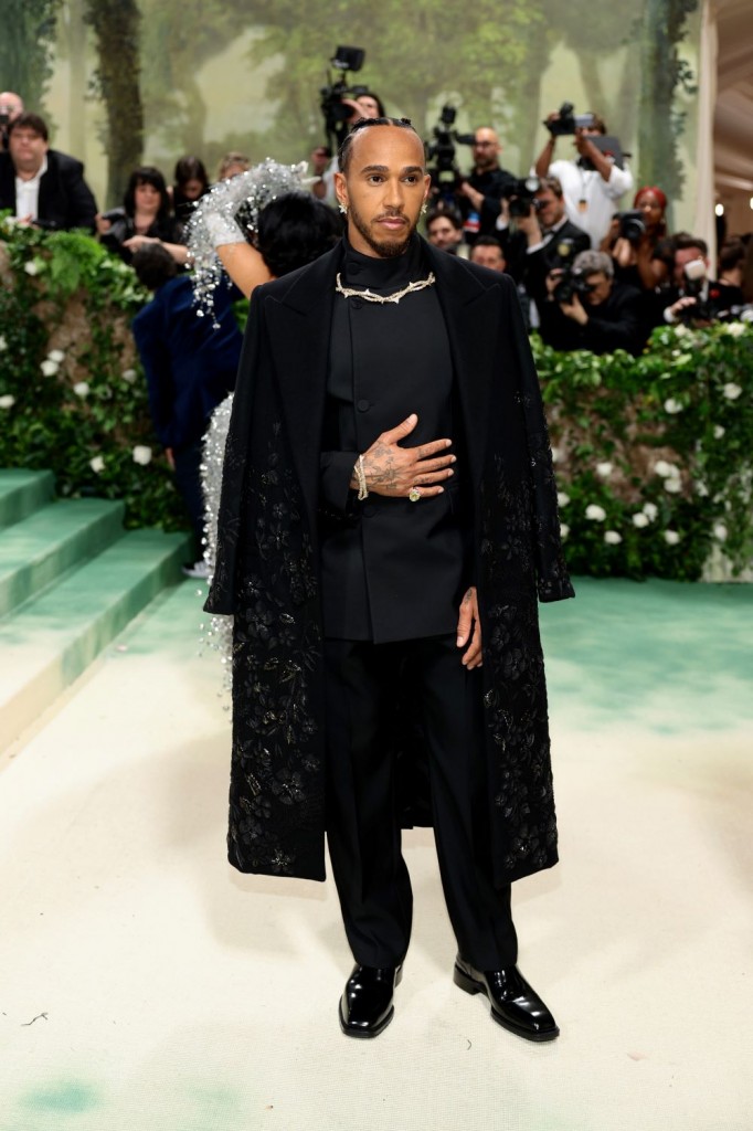 Burberry Guests at the Met Gala 2024 - Lewis Hamilton_2