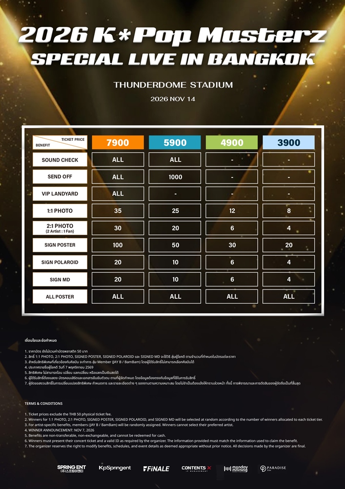 Fan benefits - KPOPMASTERZ