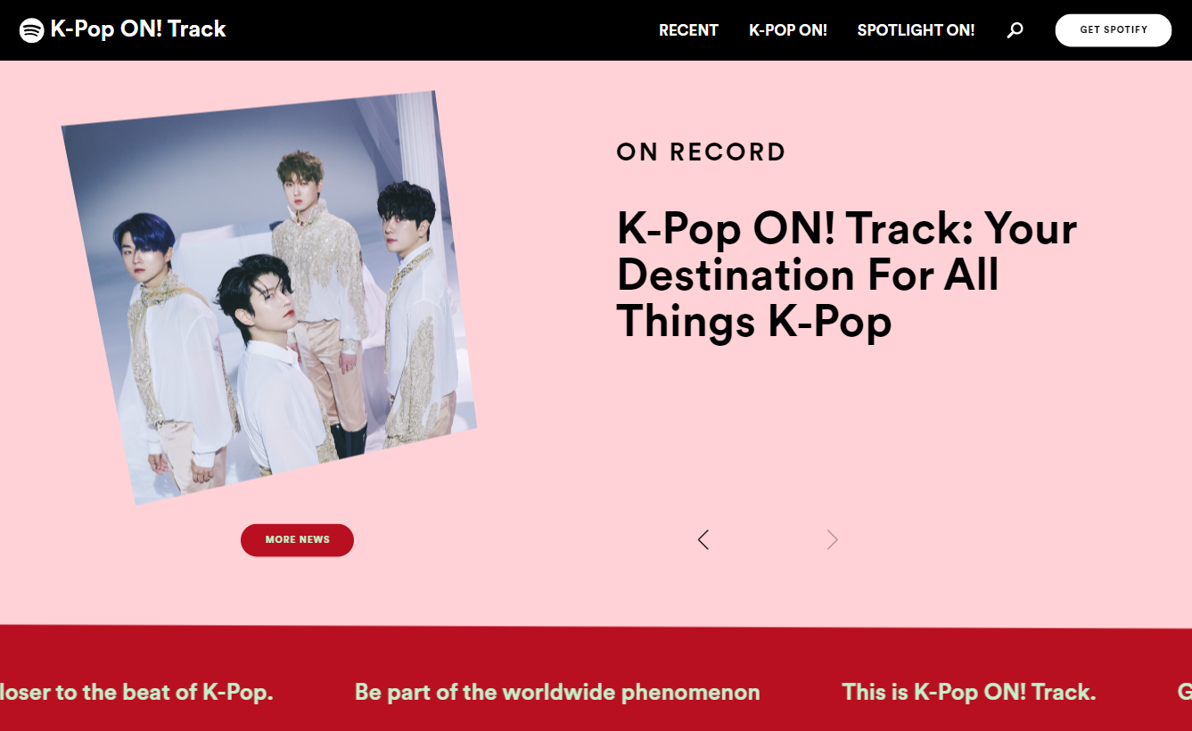 Home Page - K-Pop ON! Track