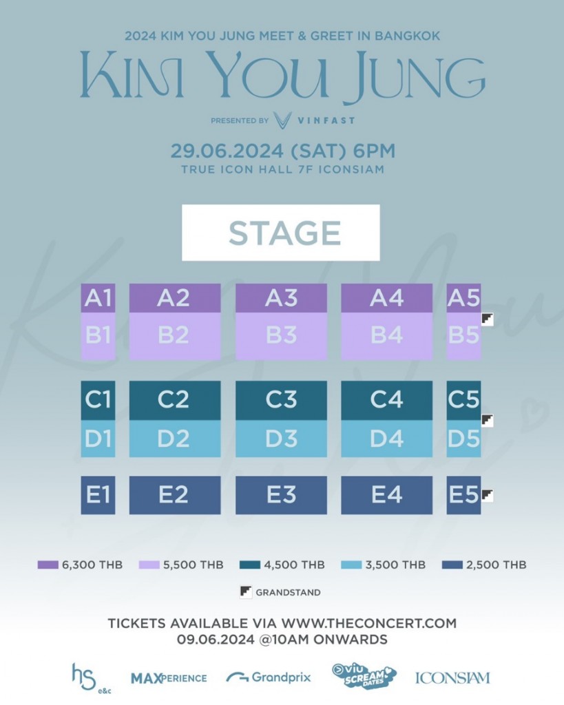 KYJ SEAT MAP