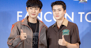 ประมวลภาพ และ บทสัมภาษณ์ EXO-SC เซฮุน-ชานยอล ในงานแถลงข่าว  EXO-SC BACK TO BACK FANCON IN BANGKOK