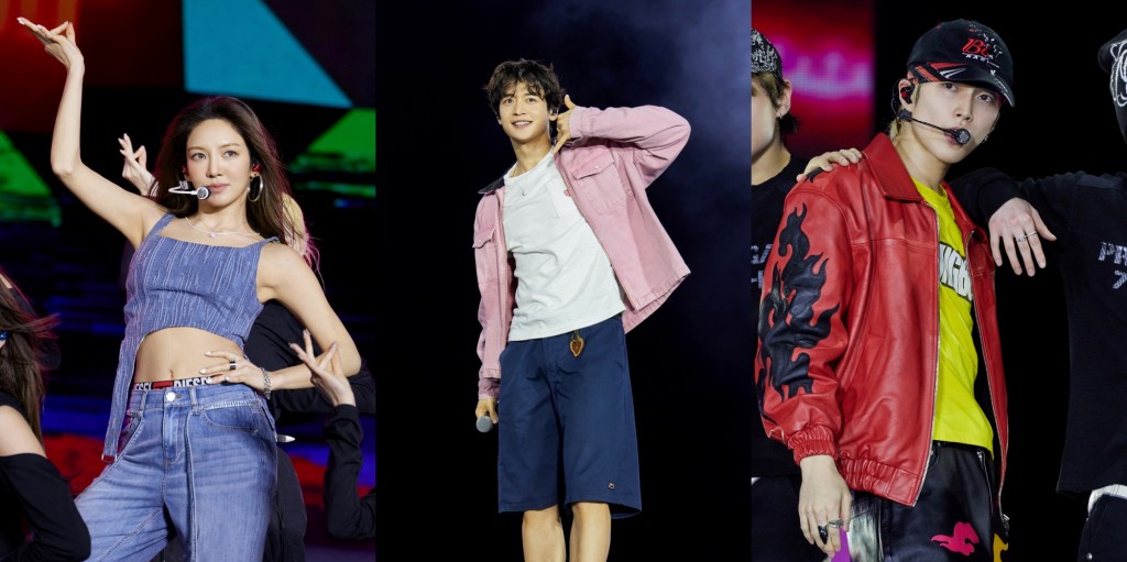SMTOWN LIVE 2025-26 การแสดงที่กรุงเทพฯ ภาพที่ 3 (เรียงจากซ้ายไปขวา HYOYEON-MINHO-XngHan&Xoul)