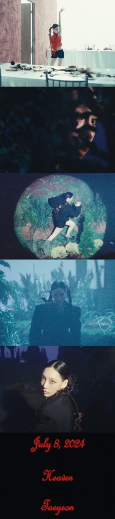 TAEYEON ซิงเกิล 'Heaven' ภาพแคปเจอร์มิวสิกวิดีโอ