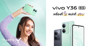 vivo คว้า ‘โบกี้ ไลอ้อน’ ขึ้นแท่นพรีเซนเตอร์อีกครั้ง เตรียมเปิดตัว vivo Y36 5G  สมาร์ตโฟน ‘เครื่องที่ใช่ สเปกที่ชอบ’ รุ่นล่าสุดจาก Y Series