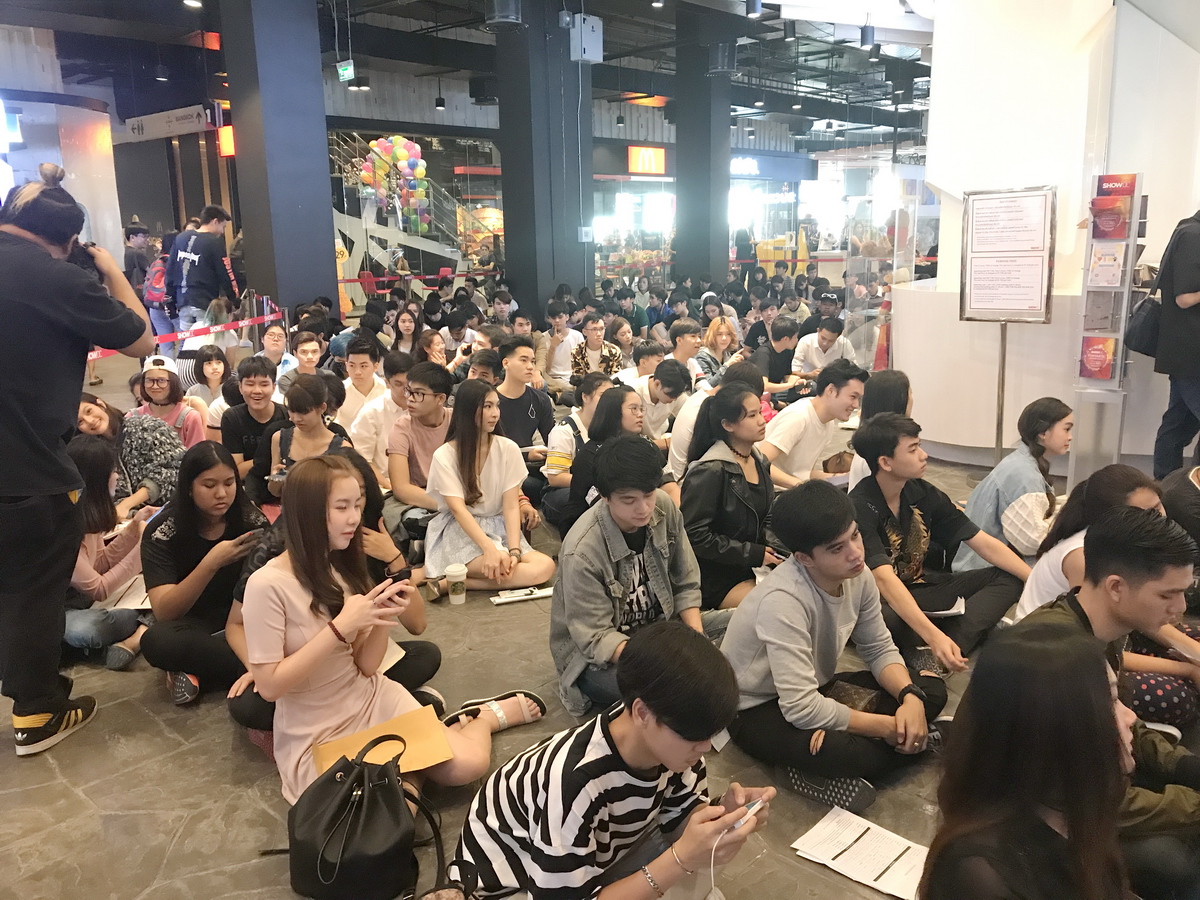 บรรยากาศรับสมัครภาคกลาง