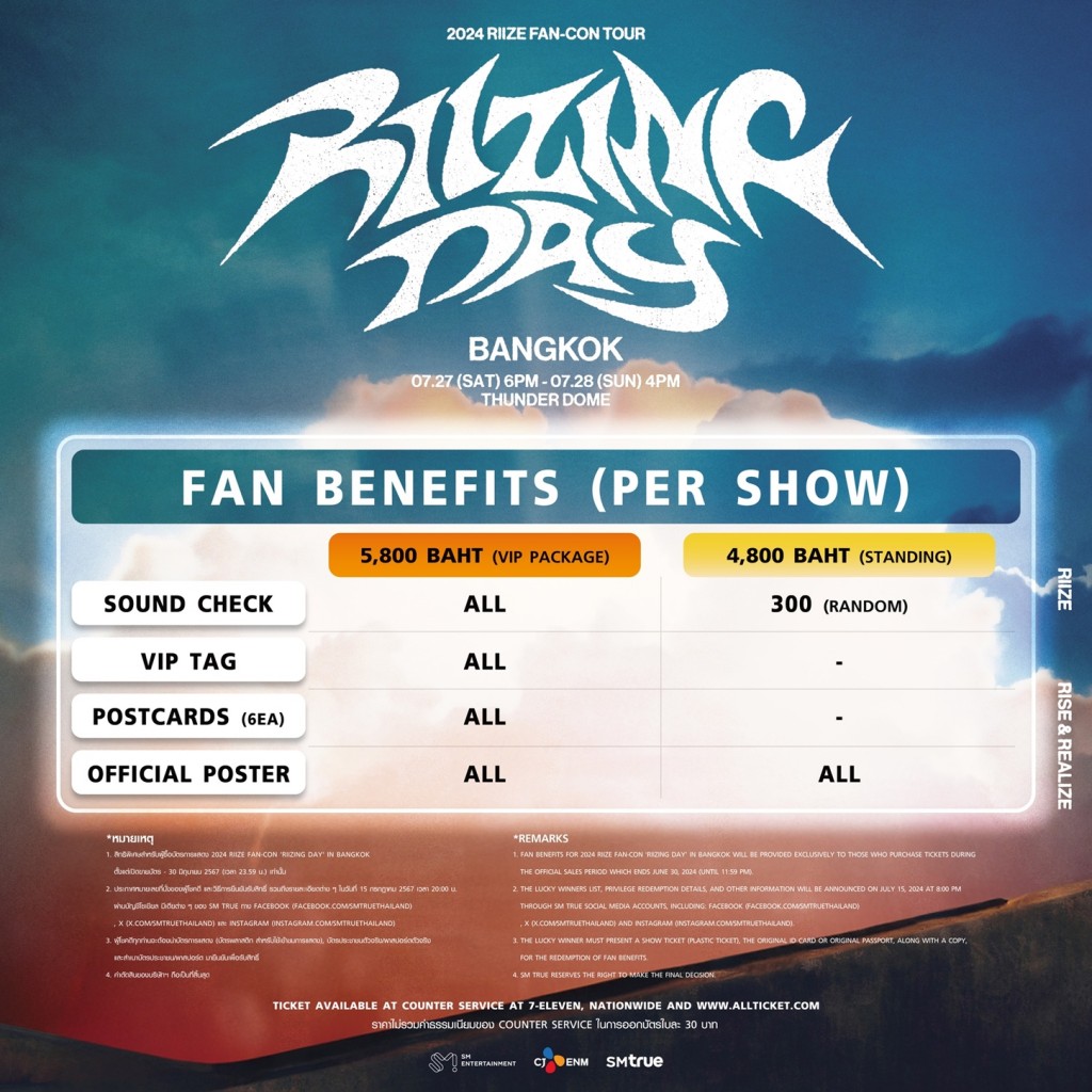 [ภาพสิทธิพิเศษ] แฟนคอน 2024 RIIZE FAN-CON 'RIIZING DAY' in BANGKOK