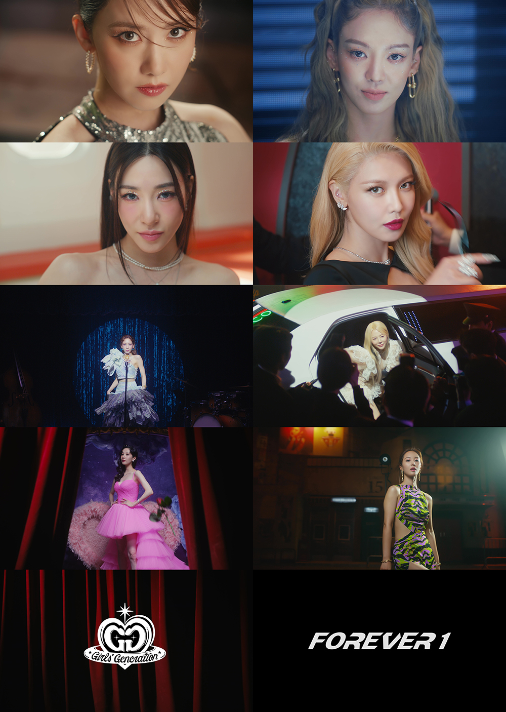 [ภาพแคปเจอร์ MV] เพลงไตเติล 'FOREVER 1' จากอัลบั้มเต็มชุดที่ 7 ของ Girls' Generation