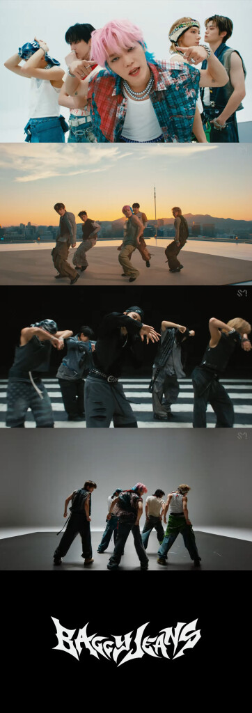 [ภาพแคปเจอร์] มิวสิกวิดีโอเพลงไตเติล 'Baggy Jeans' จากอัลบั้มเต็มชุดที่ 4 'Golden Age' ของ NCT