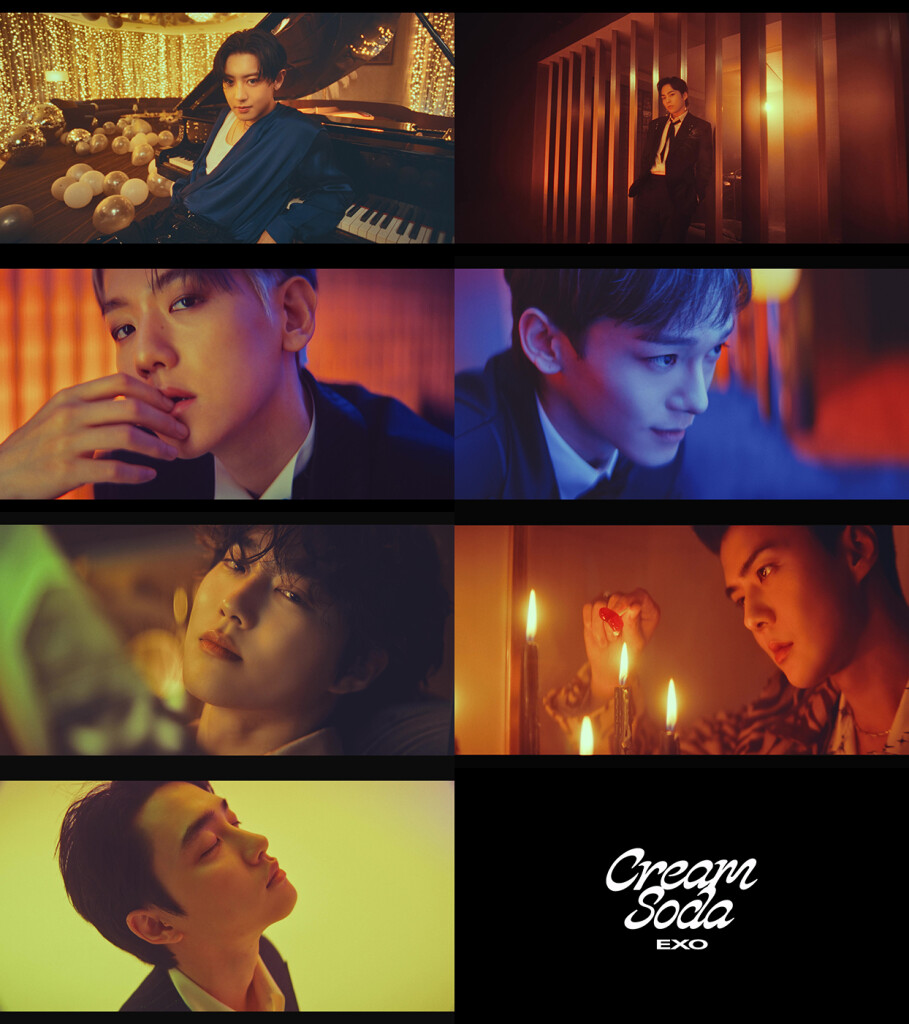 [ภาพแคปเจอร์] มิวสิกวิดีโอเพลงไตเติล 'Cream Soda' จากอัลบั้มเต็มชุดที่ 7 'EXIST' ของ EXO