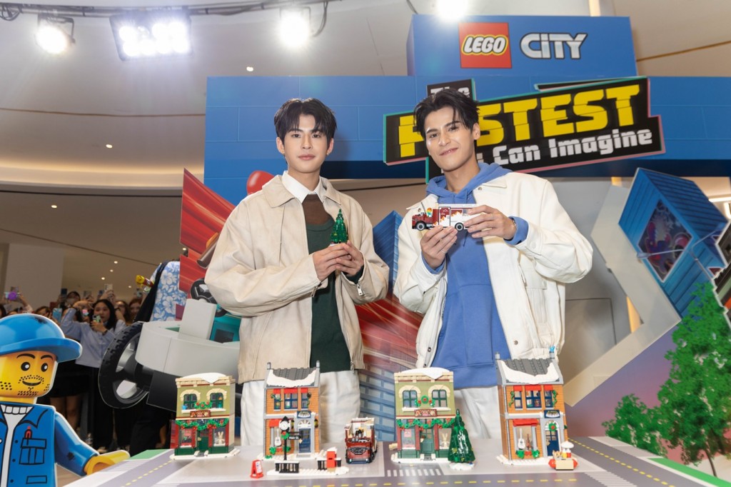 มาร์ค-โอม ร่วมฉลองวันเด็ก Siam Paragon X LEGO KIDS DAY 2025  KIDSTOPIA