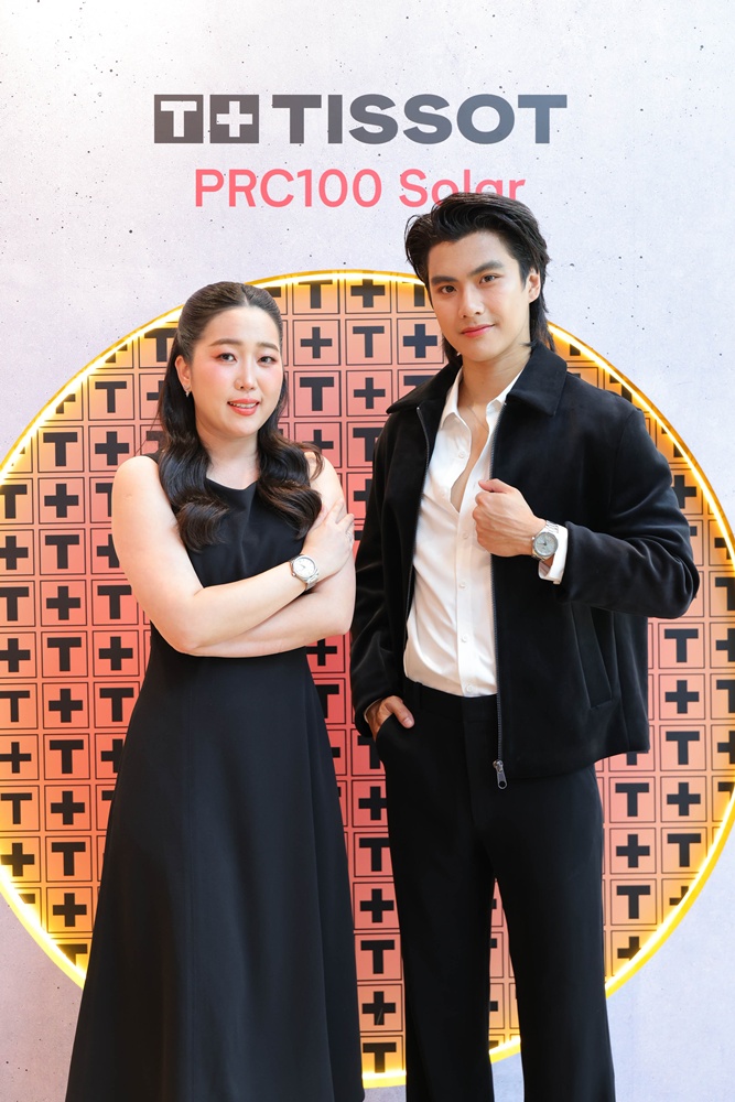 วริศรา ลิขิตธรรมสาร ผู้จัดการแบรนด์นาฬิกาทิสโซต์ ประเทศไทย และโอม-ภวัต จิตต์สว่างดี (2)