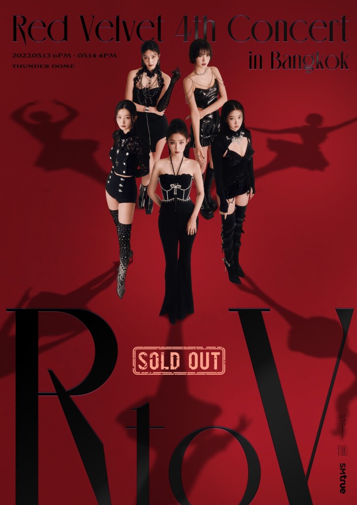 [โปสเตอร์ SOLD OUT] คอนเสิร์ต 'Red Velvet 4th Concert R to V' in BANGKOK